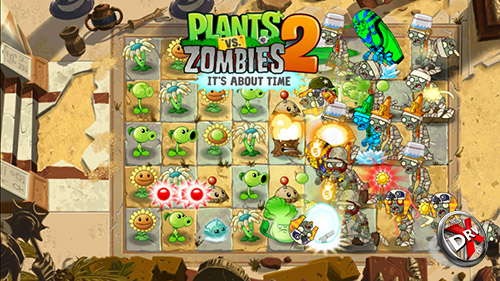 Игра Plants vs Zombies 2 на Samsung Galaxy A3 (2016)