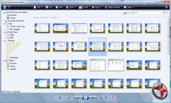 Windows Photo Gallery (Vista)