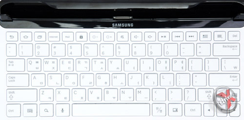 Раскладка клавиатуры док-станции Samsung Galaxy Tab 10.1