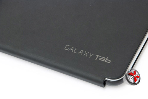 Логотип Samsung Galaxy Tab 10.1 на чехле