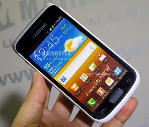 Белый Samsung Galaxy W. Рис. 1