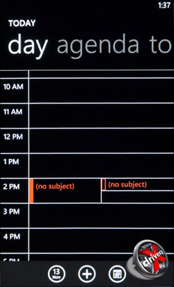 Календарь HTC Radar