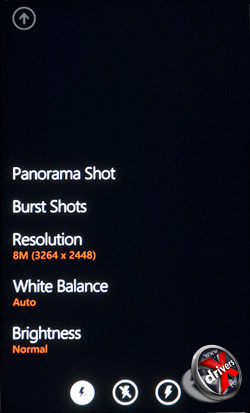Интерфейс работы с камерой HTC Radar. Рис. 5
