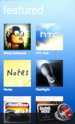 HTC Hub на HTC Radar. Рис. 4