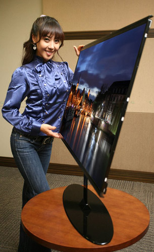 Современный ЖК-телевизор Samsung с LED-подсветкой