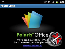  Polaris Office  Samsung Galaxy Y Pro Duos