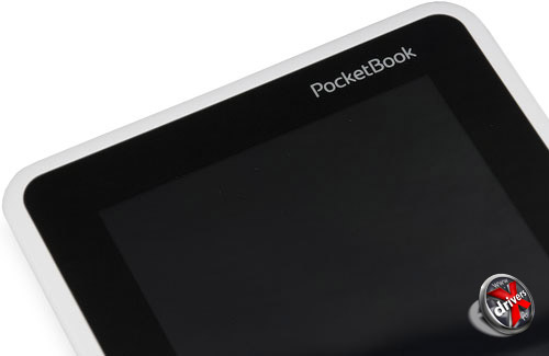 Название производителя на лицевой панели PocketBook A7