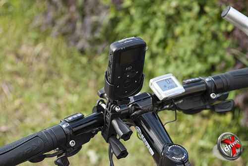 AdvoCam-HD1 на велосипеде. Рис. 1