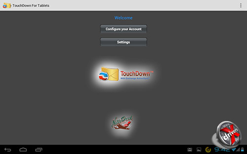 Клиент TouchDown foк Tablets на Fujitsu STYLISTIC M532