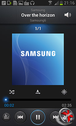 Музыкальный плеер на Samsung Galaxy S III mini. Рис. 2