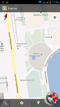 Google Maps  Highscreen Alpha GTR. . 1