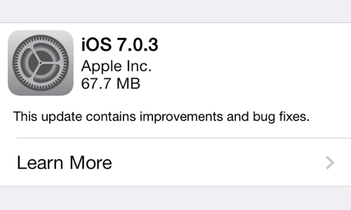  iOS 7.0.3