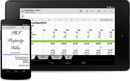 Quickoffice  Android 4.4