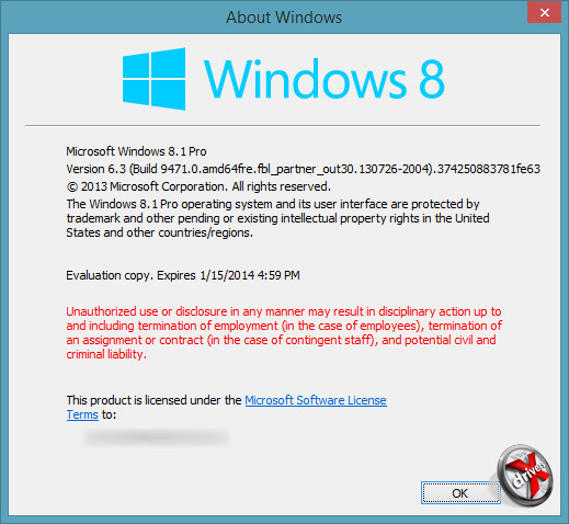   Windows 8.1 6.3.9471