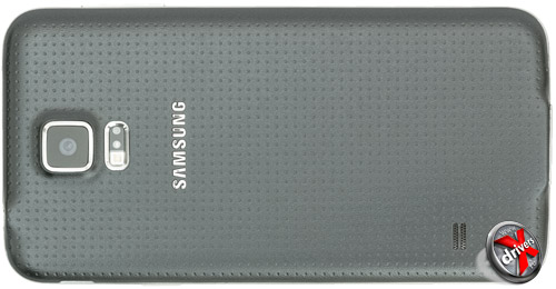 Samsung Galaxy S5. Вид сзади