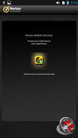 Norton Mobile Security  Lenovo P780