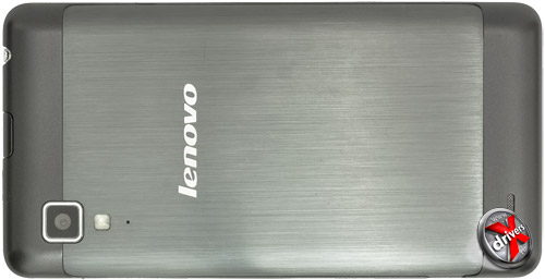 Lenovo P780. Вид сзади