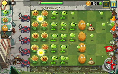 Игра Plants vs Zombies 2 на Samsung Galaxy Tab S 10.5