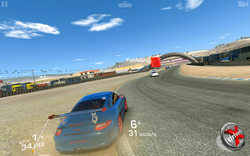 Игра Real Racing 3 на Samsung Galaxy Tab S 10.5