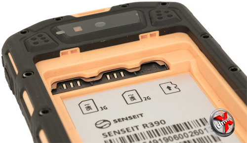   SIM-   microSD  Senseit R390