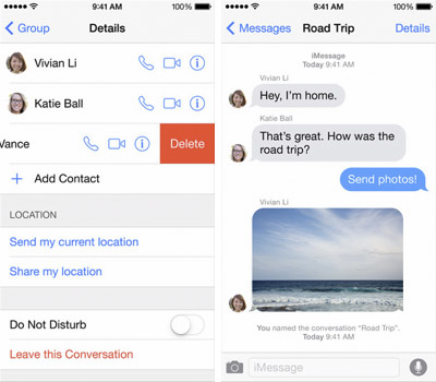      Messages. iOS 8. . 1
