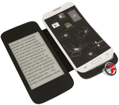 Руководство пользователя PocketBook CoverReader для Galaxy S4