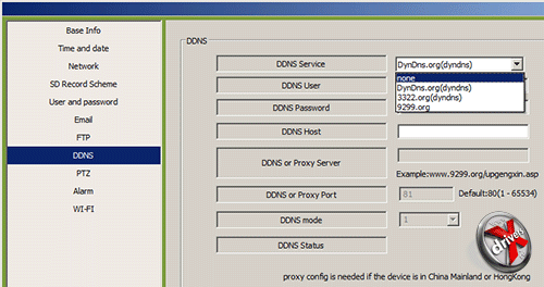  DDNS   Zodiak IP909IW