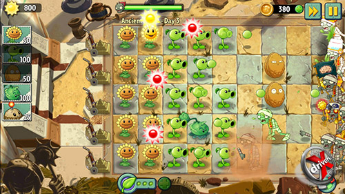  Plants vs Zombies 2  Prestigio MultiPhone 5517 DUO