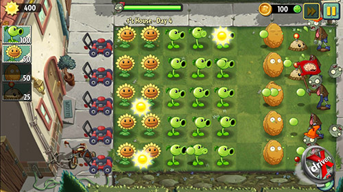 Игра Plants vs Zombies 2 на Samsung Galaxy S6 edge