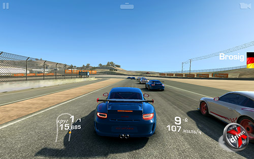 Игра Real Racing 3 на Samsung Galaxy Tab E