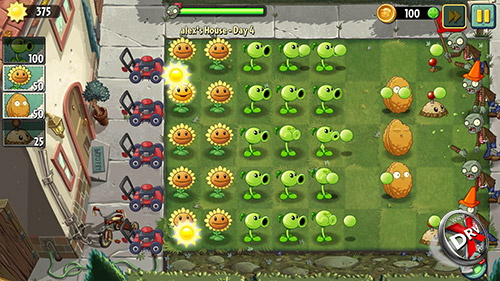 Игра Plants vs Zombies 2 на HTC One M9