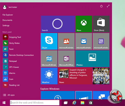    Windows 10  10036