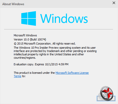  Windows 10  10074