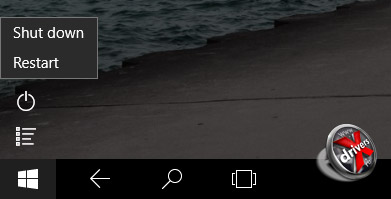 Новые кнопки в планшетном режиме в Windows 10 сборка 10147