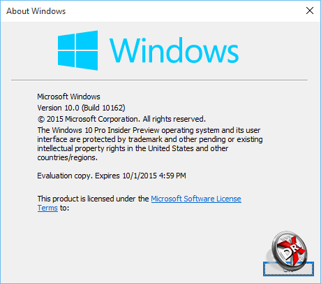 О Windows 10 сборка 10162