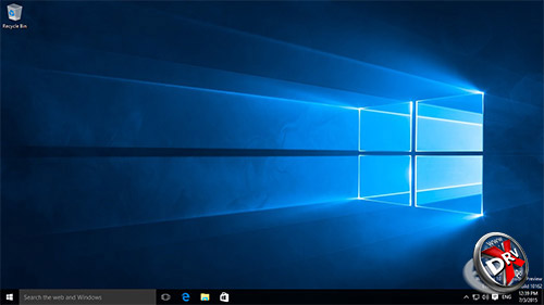 Рабочий стол Windows 10 сборка 10162