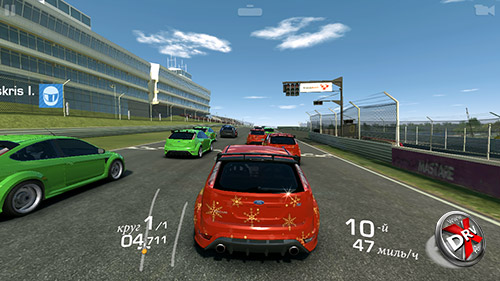 Игра Real Racing 3 на Samsung Galaxy J7