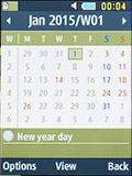Календарь на Samsung SM-B350E. Рис. 2