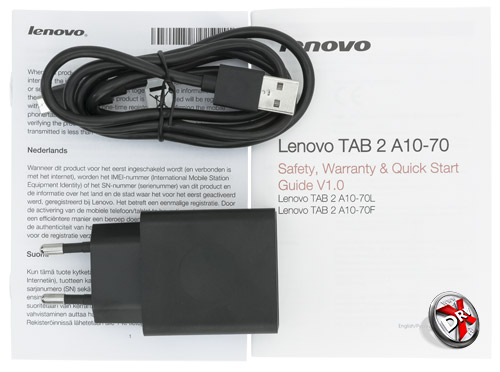 Комплектация Lenovo Tab 2 A10-70L