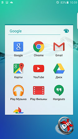 Приложения Google на Samsung Galaxy S6 edge+