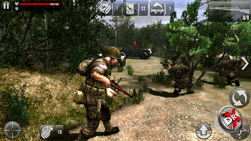Игра Frontline Commando: Normandy на Samsung Galaxy J3 (2016)