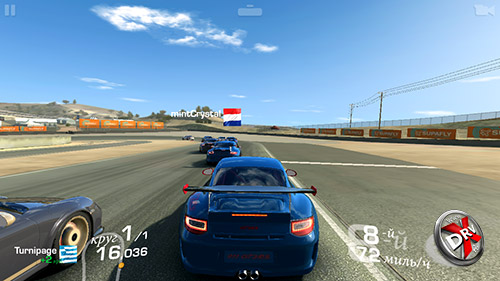 Игра Real Racing 3 на Samsung Galaxy J3 (2016)
