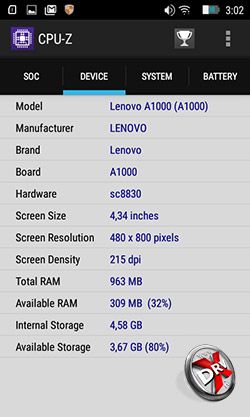  Lenovo A1000