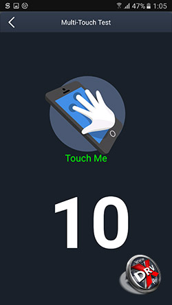 Экран Samsung Galaxy S7 распознает 10 касаний