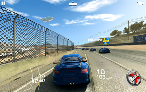 Игра Real Racing 3 на Samsung Galaxy Tab A 10.1 (2016)