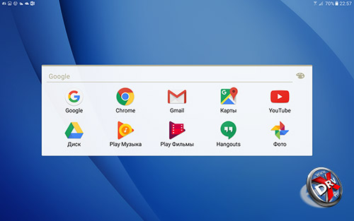 Приложения Google на Samsung Galaxy Tab A 10.1 (2016)