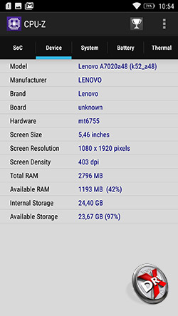  Lenovo Vibe K5 Note