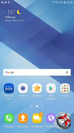   Samsung Galaxy A7 (2017). . 1