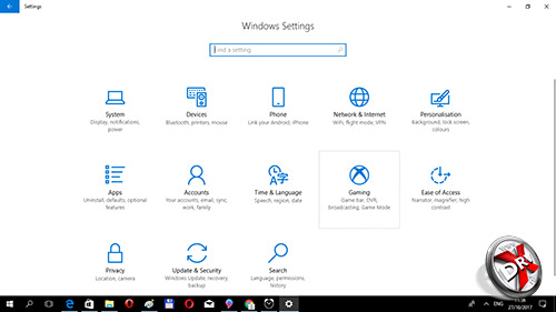  Настройки Windows 10 Fall Creators Update