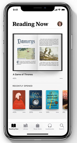 Обновленный дизайн Apple Books в iOS 12